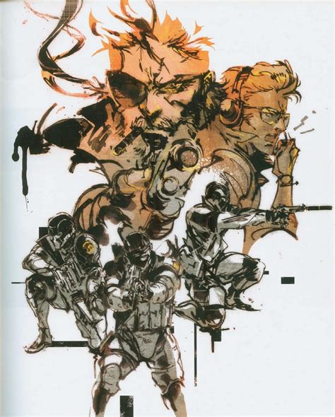 metal gear solid long box|yoji shinkawa metal gear art.